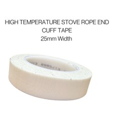 Stove Rope Seal Tape Ends - Multi-Fuel, 500mm/250mm Long, 25mm Wide - High-Temp