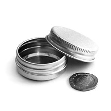 15ml Small Round Aluminium