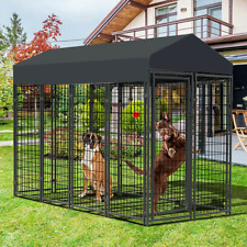Heavy Duty Tall Dog Cage Large Enclosure House Run Exercise Playpen Wire Fence
