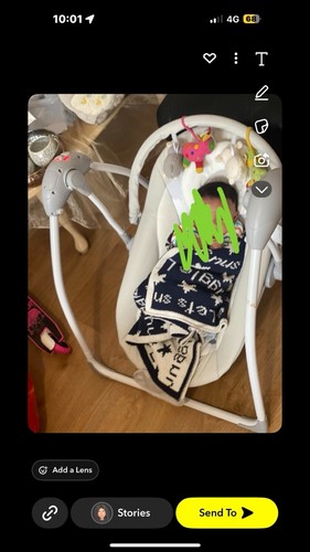 Baby swing chair - baby,