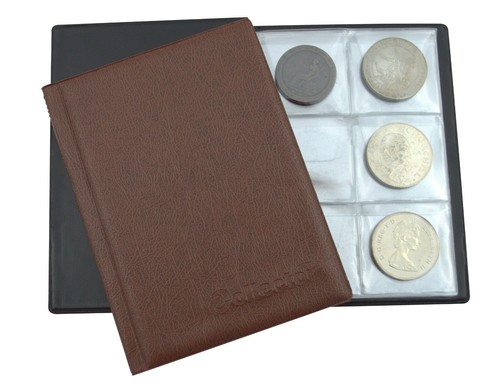 Brown collector album for - collector,