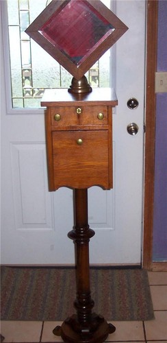 Oak shaving stand - oak, with