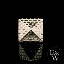 Sterling Silver Pyramid Ring