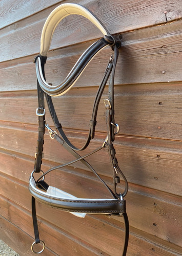 Havana brown bitless - havana, bridle