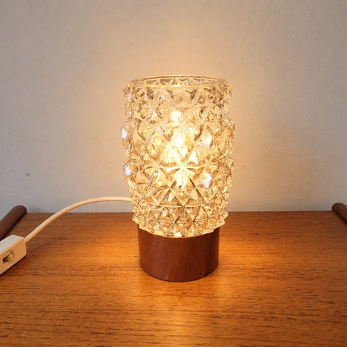 Vintage 60s 70s - teak, textured