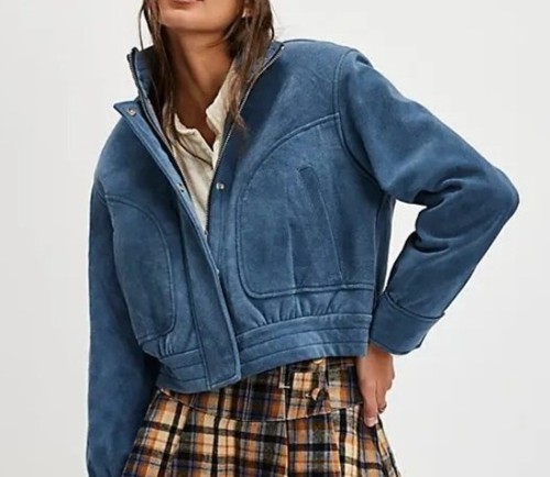 Free people wes suede bomber - people,