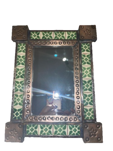 Handmade rustic mexican mirror - rustic,