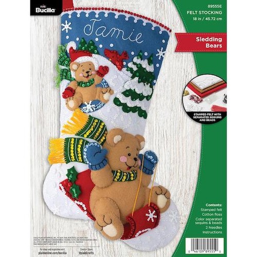 Bucilla felt christmas - bucilla, 18"