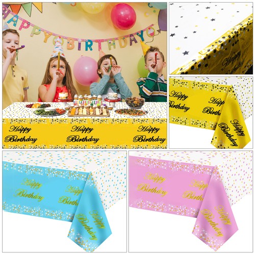 Happy birthday table cover - birthday,