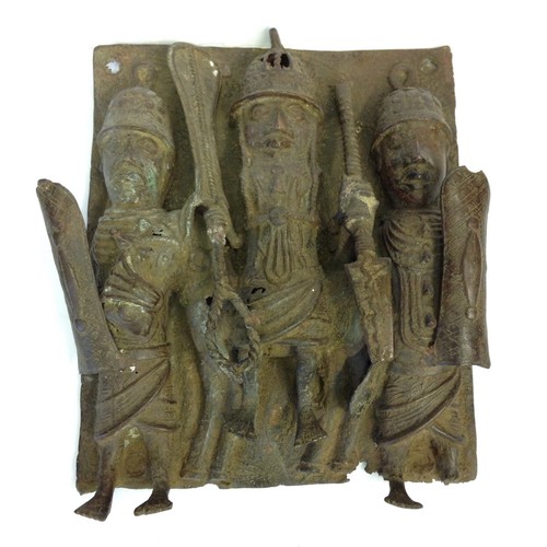 Old african tribal art bronze - african,