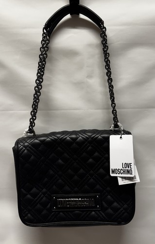 Love moschino black - black, quilted