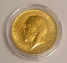 1911 Full Gold Sovereign Coin, King George V In Capsule (A)