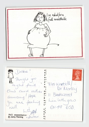 Postcard jacky fleming - jacky,