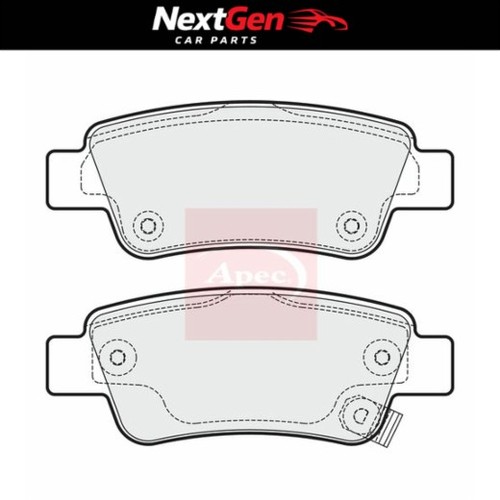 Rear brake pads apec - rear, honda