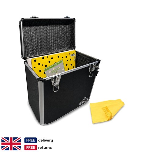 Vinyl record case 50lp hard - vinyl,