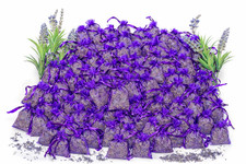 Lavender organza bags