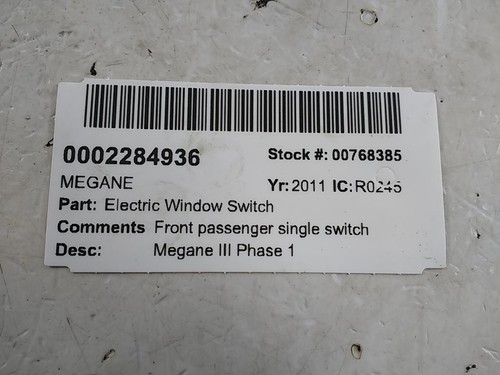 Renault megane window - renault,