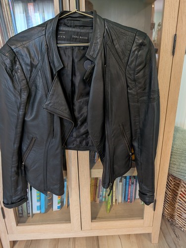 Zara leather jacket - zara, m
