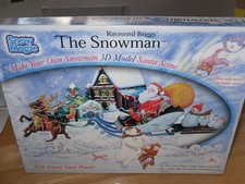 RARE RAYMOND BRIGGS THE SNOWMAN 3D MODEL FATHER CHRISTMAS SCENE COLLECTABLE  NEW