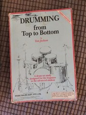 Drumming From Top To Bottom Learn To Drum Book, drum lessons