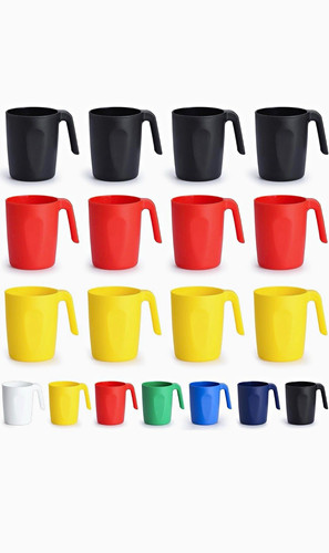 Kyraton plastic mug - set, 12p