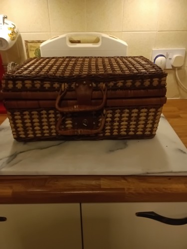 Vintage woven wicker - vintage,