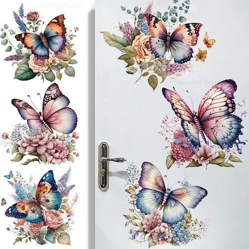 Removable butterfly flowers - removable,