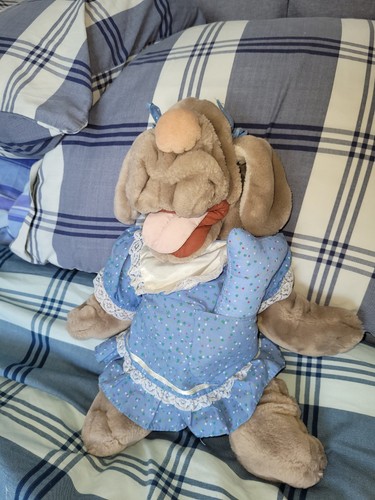 Wrinkles plush dog hand puppet - plush,