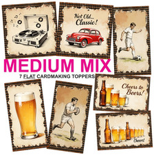 Mixed size male mix card - mix, (a)