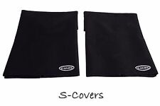  2 Covers For A Pair Of Shahinian Acoustics Hawk Ensemble Speakers Color Black