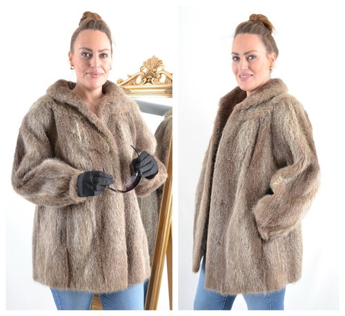 Us4804 real nutria fur jacket - real,