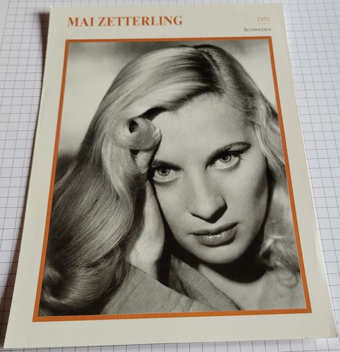 Schauspielerin mai zetterling - mai,