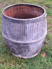 Used Vintage Galvanised Wash