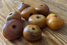 Bakelite Vintage Tibetan Amber Type Beads for Jewellery Making