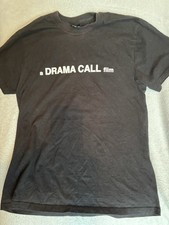 Men’s Drama Call T-shirt Size M Black A Drama Call Film Spellout Graphic Print