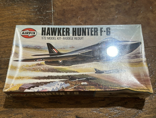Vintage airfix hawker hunter - airfix,