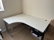 Corner Office Desk - White -