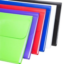 A4 Expanding File Folder Box Document Organiser Paper 6 Pocket Strong Plastic