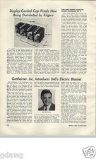 1955 PAPER AD Kilgore Toy Cap