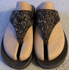 Fitflop Rock Chic Swarovski Crystal - Pewter size UK6 - Vintage Limited Edition