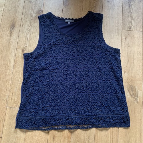 Laura ashley top ladies blue - ashley,