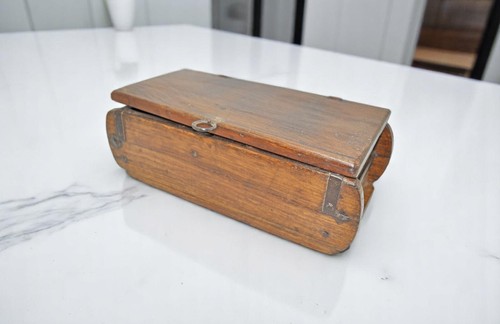 Vintage wooden brick - wooden, mould
