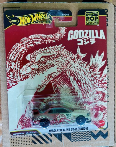 Hot wheels godzilla nissan - godzilla,