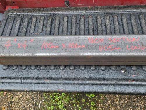 Box section steel - , piece