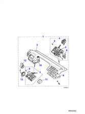 Jaguar genuine clock module - jaguar,