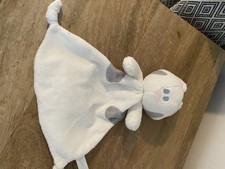 Woezel & Pip White Kitten Cat Comfort Blanket Baby Comforter Soft Toy (a12)