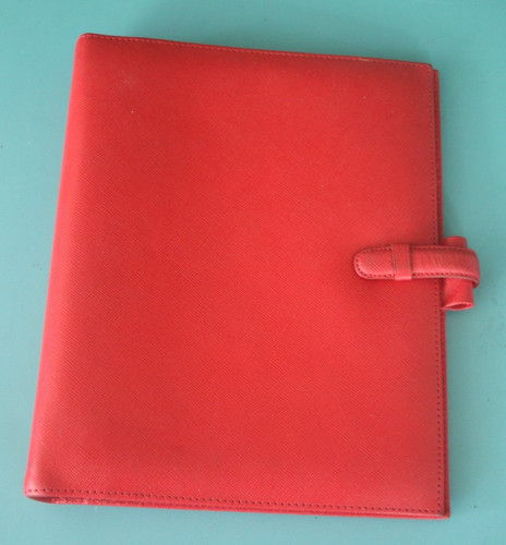 Ruby red italian leather - italian,