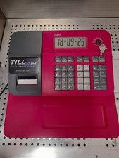 Casio SE-G1 Electronic Cash Register Pink With Till Rolls, Amazing Condition.