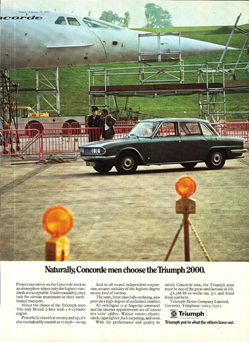 Original 1972 advert concorde - original,