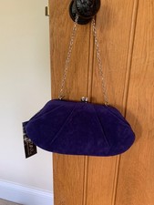 Debenhams velvet blue - , clutch